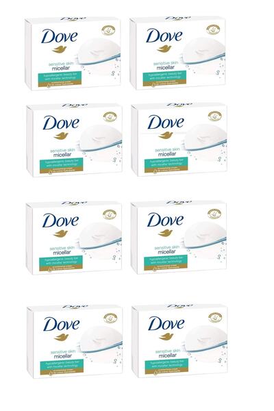 Dove 90 جرام X8 صابون ميسيلار الحساس