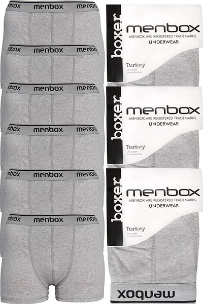 Meren Underwear 12 Pieces Cardboard Packed Cotton Lycra Men's Boxers