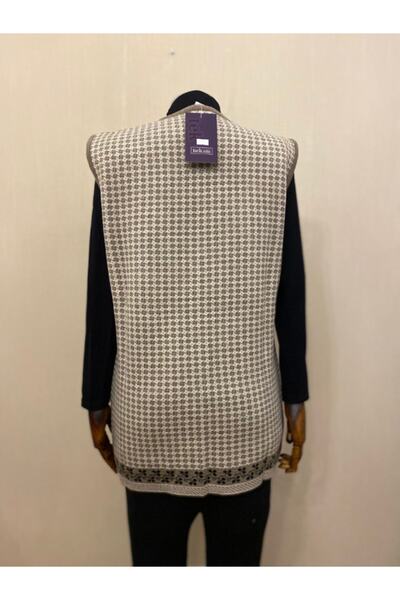 TEK Трикотажний жилет з візерунком килим / Візон