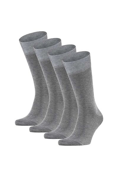 FALKE Herren Socken, 4er Pack – Happy, Kurzsocken, Baumwolle