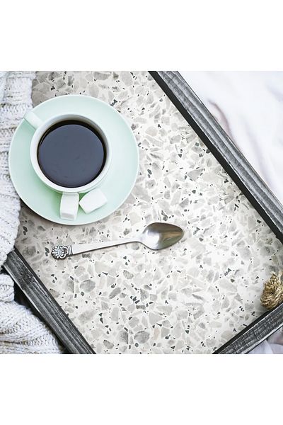 FNC CONCEPT Self Adhesive Terrazzo Patterned Foil (67.5x100 Cm)