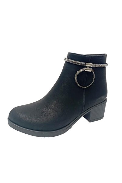 Fix 9305 Γυναικείες μπότες με φερμουάρ από λαδωμένο δέρμα Trend Fashion