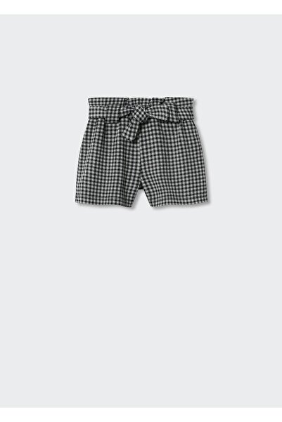 MANGO Kids Shorts mit Vichy-Muster