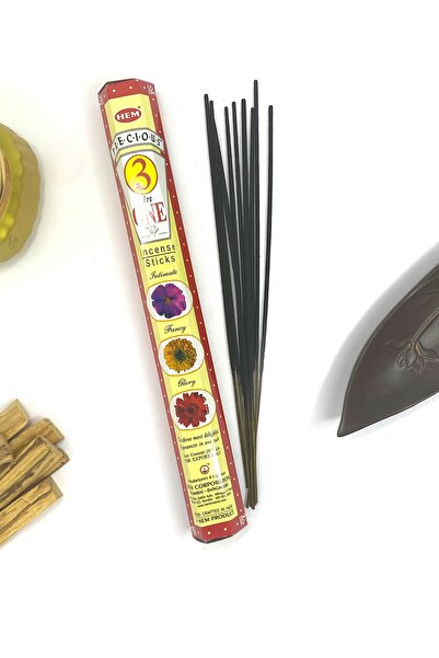 Hem Tütsü Precious 3 In 1 Begonya Orkide Krizantem Çubuk Tütsü