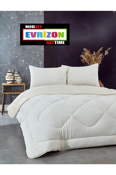EVRİZON لحاف ويلسوفت مزدوج الاتجاه فاخر