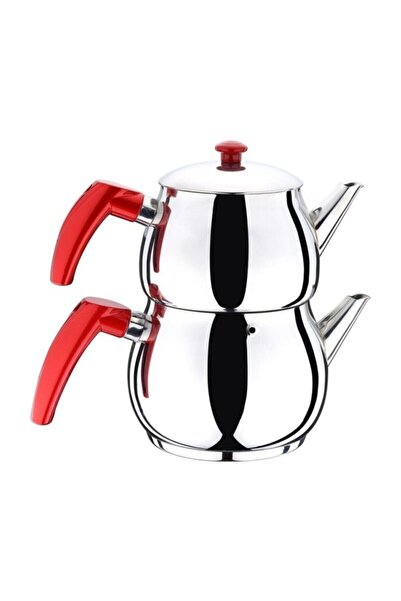 Genel Markalar Ems Küre Çaydanlık Çelik Orta Boy Kendinden Süzgeçli