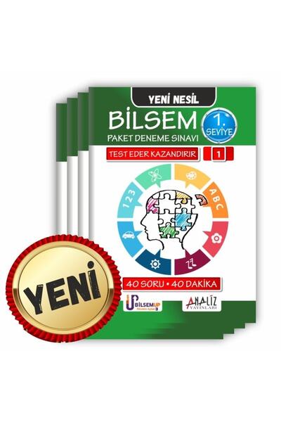 Analiz Yayınları Bilsem Paket Deneme 1.seviye