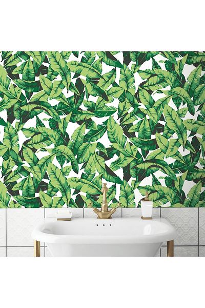 FNC CONCEPT Self Adhesive Leaf Patterned Foil (67.5x100 Cm)