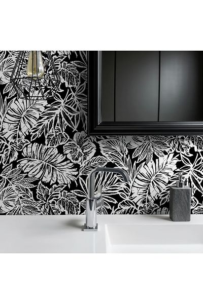 FNC CONCEPT Self-Adhesive Flower Patterned Foil (67.5x100 Cm)