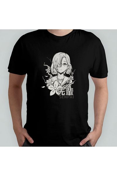 Pixxa Μοντέλο T-shirt Anime 100% Cotton Crew Neck - 19