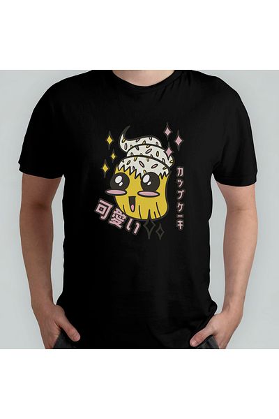Pixxa Μοντέλο T-shirt Anime 100% Cotton Crew Neck - 16