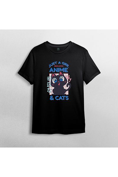 Pixxa Anime 100% Cotton Crew Neck T-shirt Μοντέλο - 17