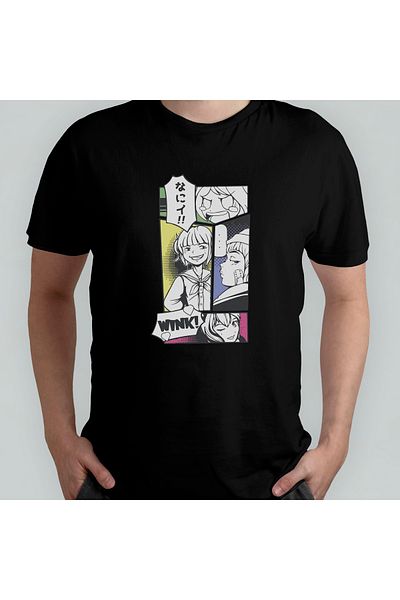 Pixxa Μοντέλο T-shirt Anime 100% Cotton Crew Neck - 22