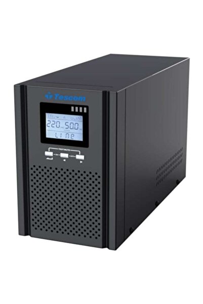 TESCOM Teos+ 1 Kva (2x 9ah) 1f-1f On Line 5-10 Dakika Kesintisiz Güç Kaynağı Ups