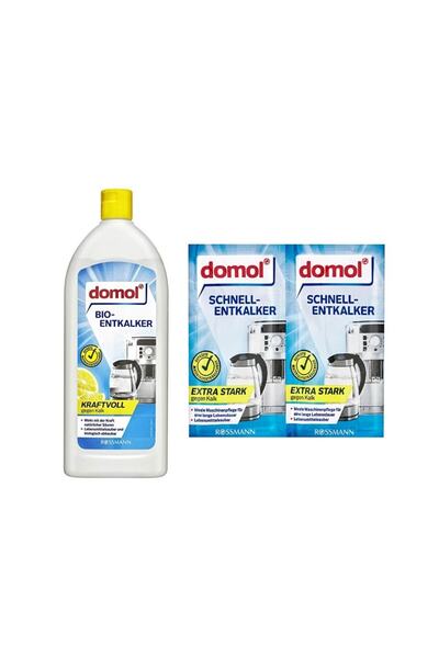 DOMOL Bio Kireç Çözücü 250 Ml + Kireç Çözücü Toz 2 Adet