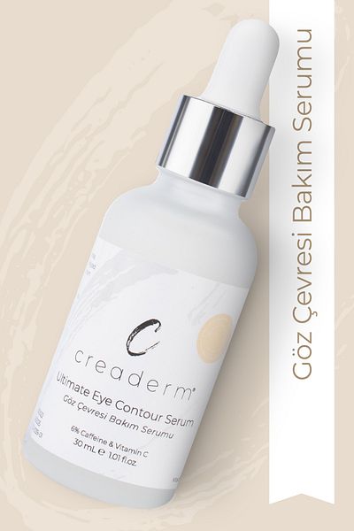 CREADERM سيروم للعناية بمحيط العين مضاد للانتفاخات تحت العين والكدمات والتجاعيد وتفتيح البشرة 30 مل