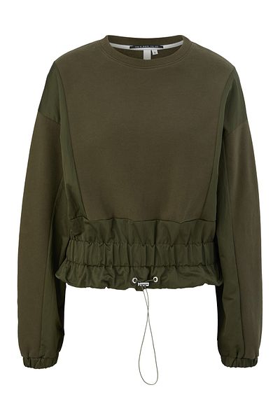 QS by s.Oliver Sweatshirt - Khaki - Regular Fit