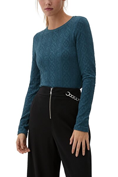 QS by s.Oliver Sweater - Blue - Regular fit