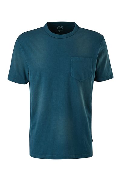 QS by s.Oliver T-Shirt - Blau - Regular Fit