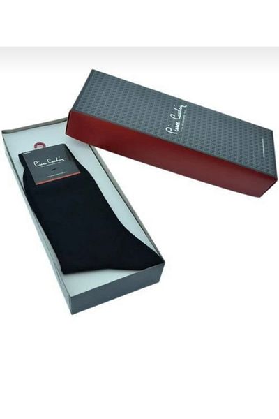Pierre Cardin Men Черни мъжки дълги чорапи от 6 части Pierre Cardin