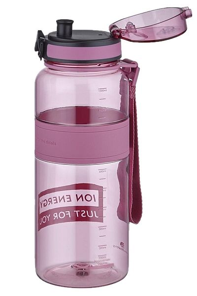 Uzspace 1000ml Large Size Silicone Body Tritan Water Bottle