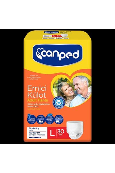 Canped Absorbent Panties Large Size L 30 pcs