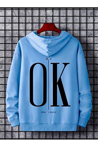 Baycombine35 με κουκούλα Φούτερ oversized Βέλος με τύπωμα 3 Κλωστές επένδυση fleece 100% Βαμβάκι