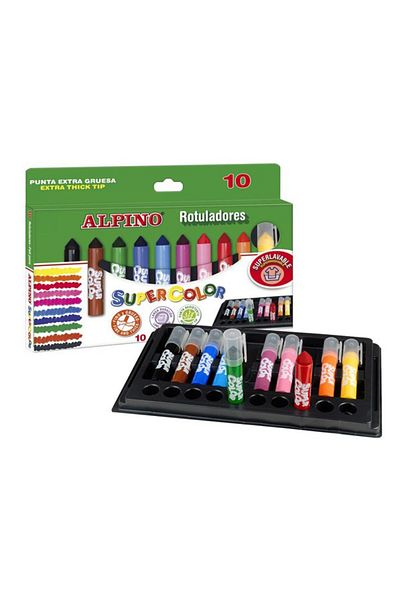 Alpino Yayıncılık Felted Paint Pen Super Color 10 Pieces Ar000011