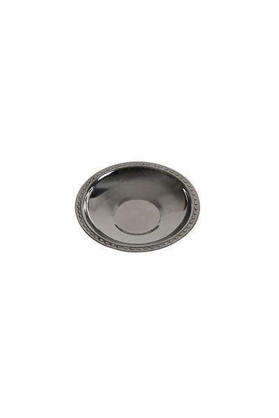 BAYDURSAN Tea Plate Stainless Steel Drop Pattern Luxury Model 12 Pieces (304 QUALITY)