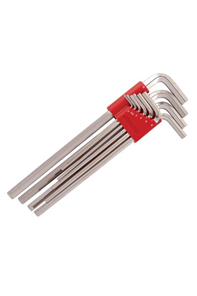 İzeltaş طقم مفاتيح ألين مقاس طويل 10 قطع4903003110