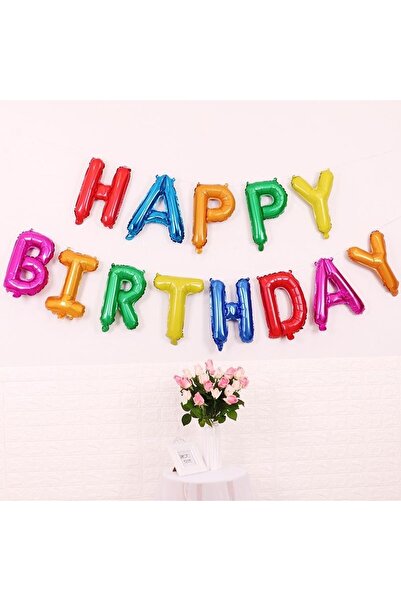 Partimarka Happy Birthday Doğum Günü Folyo Balonu