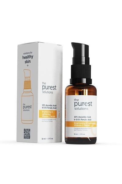 The Purest Solutions Vita-c Serum & Aydınlatıcı Renktonu Eşitleyici C Vitamin...