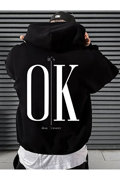 Baycombine35 με κουκούλα Φούτερ oversized Βέλος με τύπωμα 3 Κλωστές επένδυση ...