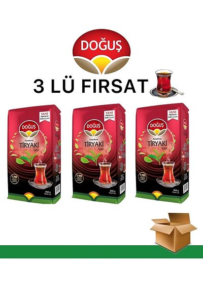 Doğuş Tea Tiryaki 3 Pack 1000 Gr