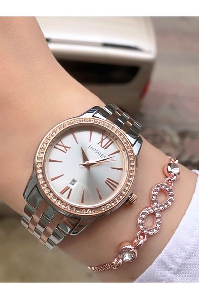 Homies Women's Wristwatch Steel Cord 3atm Waterproof Bracelet Gift