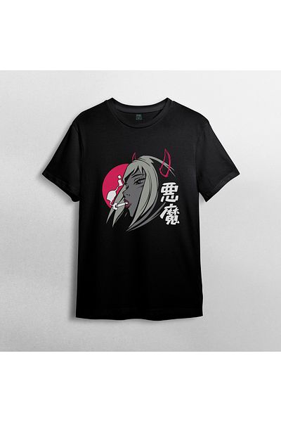 Pixxa Anime 100% Cotton Crew Neck T-shirt Μοντέλο - 20