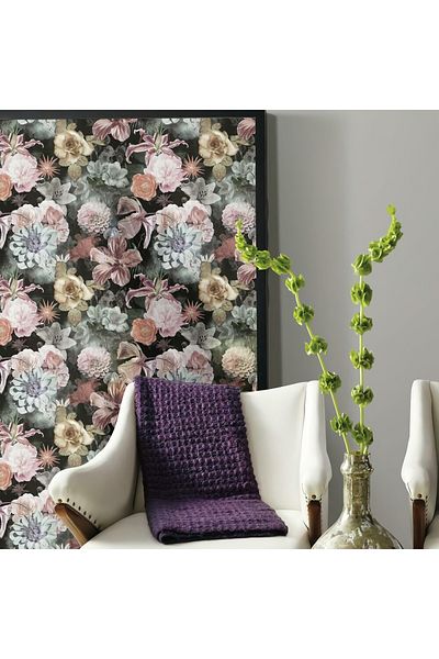 FNC CONCEPT Self-Adhesive Flower Patterned Foil (67.5x100 Cm)
