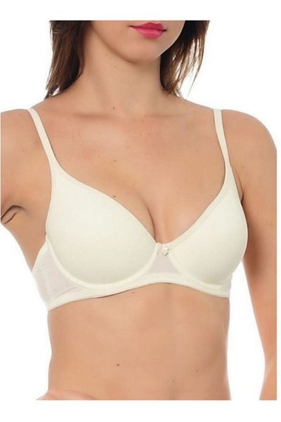 Kom Dorina Gathering Sponge Bra Ecru