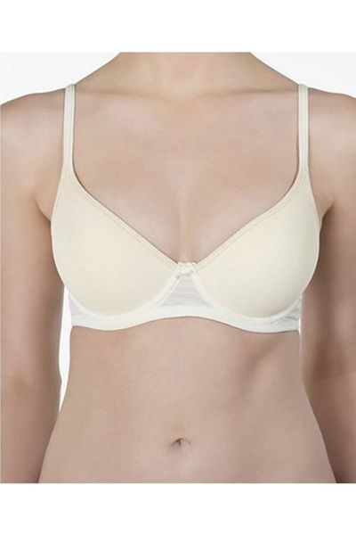 Kom Dorina Gathering Sponge Bra Ecru