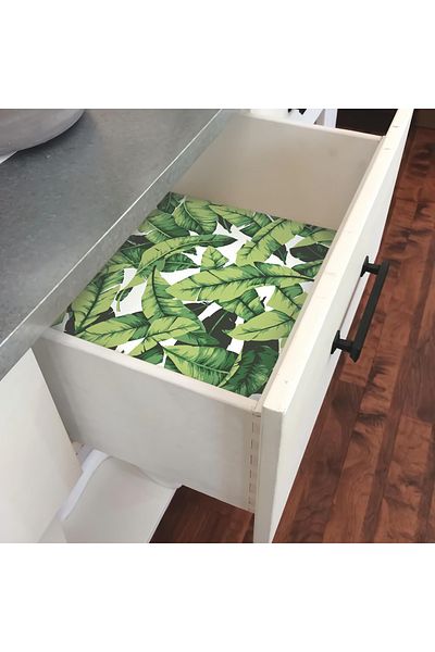FNC CONCEPT Self Adhesive Leaf Patterned Foil (67.5x100 Cm)