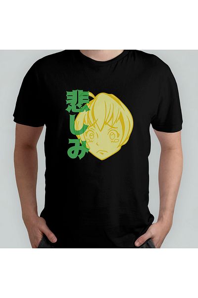 Pixxa Μοντέλο T-shirt Anime 100% Cotton Crew Neck - 25