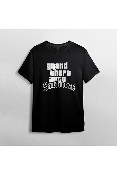 Pixxa Μοντέλο μπλουζάκι Grand Theft Auto 100% Cotton Crew Neck - 6