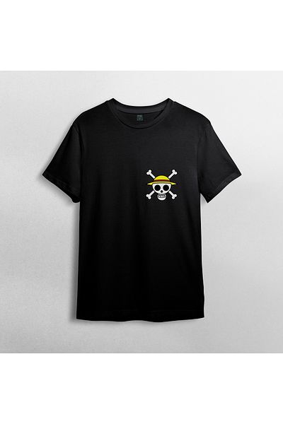 Pixxa Μοντέλο μπλουζάκι One Piece 100% Cotton Crew Neck - 3