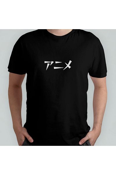Pixxa Anime 100% Cotton Crew Neck T-shirt Μοντέλο - 3