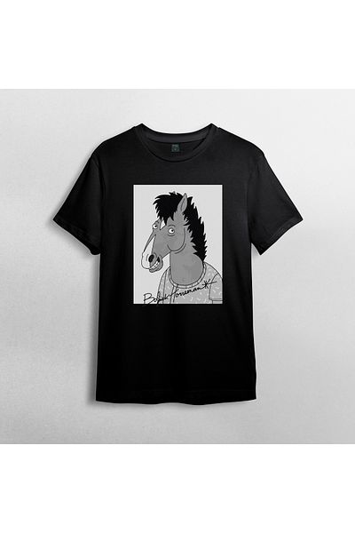 Pixxa Μοντέλο μπλουζάκι Bojack Horseman 100% Cotton Crew Neck - 5