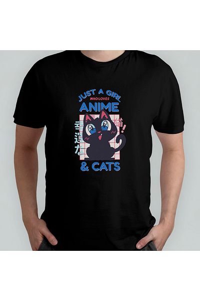 Pixxa Anime 100% Cotton Crew Neck T-shirt Μοντέλο - 17