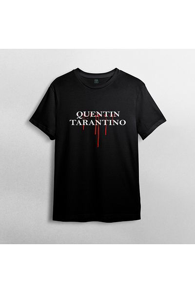 Pixxa Μοντέλο μπλουζάκι Quentin Tarantino 100% Cotton Crew Neck - 2