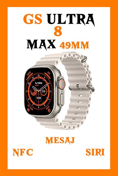 GoMarkt Iphone 12 12 Pro Uyumlu Watch 8 Ultra Gs 8 Ultra Watch 49 Mm Vidalı M...