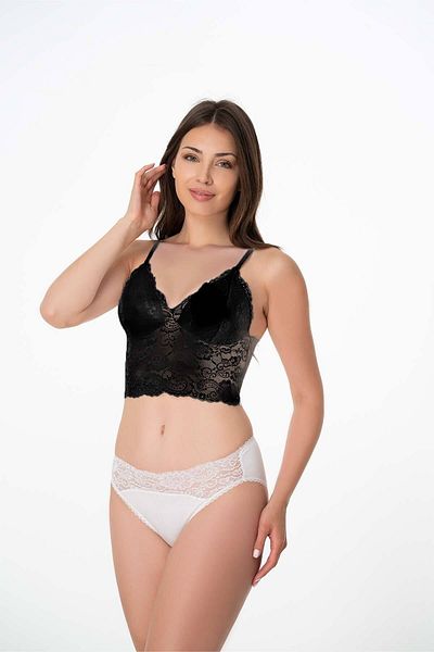 İmer Çamaşır Imer Women's Modal Lace Bustier