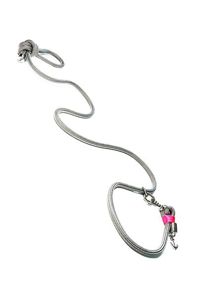 PETSWUU Gray Dog Design Choke Collar